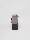 GRİ HAKİKİ DERİ KADIN SANDALET CHELSY - 4