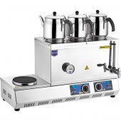 Remta K 32 Üç Demlikli Elektrikli 33 L Çay Kazanı Inox - 1