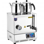 Remta EP 02 Çift Demlikli Elektrikli Pleytsiz 23 L Çay Kazanı Inox - 1