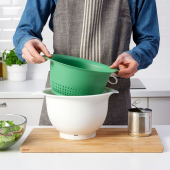 IKEA UPPFYLLD süzgeç, yeşil, 24 cm - 3