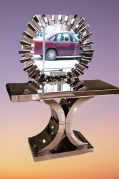 Dresuar 12598 GÜNEŞ Sanel Klasik Model Ters Hilal Komple Cam ayna kaplama el yapı - 7