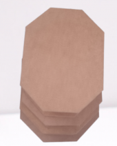 Hobi 12238 Dekoratif Model Makyaj Kutu Set Dörtlü HAM Ahşap MDF El Yapımı - 4