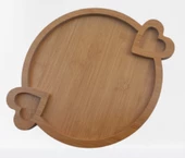 Sunum Tabak 12232 Tepsi Model Ahşap MDF Lam 1 Göz 4 Adet El Yapım - 1