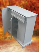 Ayakkabılık 12225 Klasik Kayın Avangart Aslan Ayak Parlak Beyaz 3Kapak El Yapım - 6