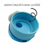 BottleBoss Classical Kilitli Taşıma Askılı Çocuk Matarası 400 Ml Mavi - 4