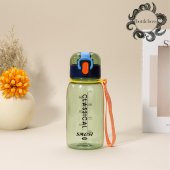 BottleBoss Classical Kilitli Taşıma Askılı Çocuk Matarası 400 Ml Yeşil thumbnail 1