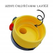 BottleBoss Classical Kilitli Taşıma Askılı Çocuk Matarası 400 Ml Siyah - 4