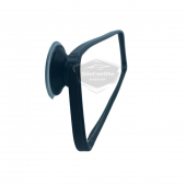 Her Araca Uyumlu Siyah Çerçeveli Dikiz Aynası 60 mm x 240 mm Vantuzlu İç İlave Ayna - 2