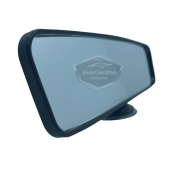 Her Araca Uyumlu Siyah Çerçeveli Dikiz Aynası 60 mm x 240 mm Vantuzlu İç İlave Ayna - 3