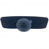 Her Araca Uyumlu Siyah Çerçeveli Dikiz Aynası 60 mm x 240 mm Vantuzlu İç İlave Ayna - 4