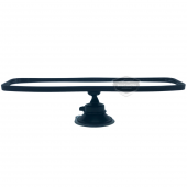 Her Araca Uyumlu Siyah Çerçeveli Dikiz Aynası 60 mm x 240 mm Vantuzlu İç İlave Ayna - 8