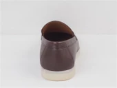 KAHVE HAKİKİ DERİ LOAFER ERKEK AYAKKABI CHELSY - 4