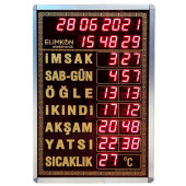 Namaz vakitleri takvimi - 2