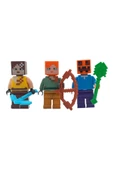 Hayal Gücünüzü Minecraft Evrenine Taşıyan Lego Uyumlu 12 Karakterli 24 Parça Minecraft Figür Seti - 3