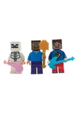 Hayal Gücünüzü Minecraft Evrenine Taşıyan Lego Uyumlu 12 Karakterli 24 Parça Minecraft Figür Seti - 5