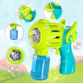 Bubble Machine Gun Baloncuk Çıkartan Tabanca Büyük Boy Pilli Otomatik Köpük Tabancası Yeşil/Mavi - 2