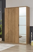 Dolap Urlu12027 PABLO Model Açık Ceviz şık ürün Kalite malzeme İtinalı paket kargo - 1