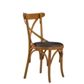 Sandalye 19892 Zus243 ÇAPRAZ Sırtlık Model Açık Ceviz Renk Kayın Bambu Ayk Elyapı thumbnail 1