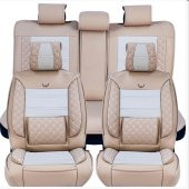 Fiat Albea Lüks Deri Oto Koltuk Kılıfı Ön/Arka Set - 2