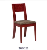Sandalye ST Zus222 Windovs Boş Sırt Model Kayın RETRO Ayak Parlak Ceviz El Yapım - 7