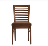 Sandalye 198788 Zus216 ÇITA Merdiven Parlak CEVİZ Boya Ahşap Kayın Küt Ayak Soft thumbnail 1