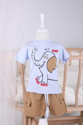 Yazlık Erkek Şort Tshirt Takım 02041 - 4