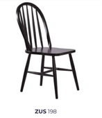 Sandalye 198770 Zus198 Çıtalı Oval Sırtlık Model Ahşap Kayın Ayak Siyah El Yapım thumbnail 6