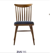 Sandalye 198767 Zus195 Çıtalı Sırtlık Model Ahşap Kayın Ayak Ceviz Boya Babyface thumbnail 6