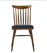 Sandalye 198767 Zus195 Çıtalı Sırtlık Model Ahşap Kayın Ayak Ceviz Boya Babyface thumbnail 1