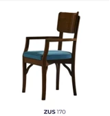 Sandalye 198745 Zus170 Sırtlık Model Kayın Retro Ayak Ceviz Renk Turkuaz El Yapım thumbnail 7