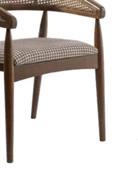 Sandalye 198719 Zus143 Hasır Sırtlık MODEL Tam Kolçak Kayın Ayak Ceviz El Yapım thumbnail 6