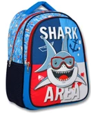 Cennec Lacivert Mavi Köpekbalığı İlkokul Sırt Çantası ve Beslenme Çantası Seti - Erkek Çocuk thumbnail 2