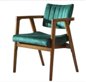 Sandalye 198716 Zus140 Dilimli Sırtlık MODEL Kayın Ayak Babyface kumaş El Yapım thumbnail 1