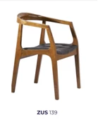 Sandalye 198715 ST Zus139 Tam Kolçak Model Sunideri Kayın RETRO Ayk Ceviz Elyapı thumbnail 6