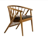 Sandalye 19869 Zus133 Çıta Torna Sırtlık MODEL Ahşap Kayn Geniş Oturum Açık Ceviz thumbnail 1