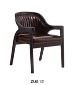 Sandalye 19867 Zus131 Dilimli Sırtlık Kayın Aslan Ayak Suni Deri Döşeme El yapım - 8