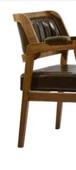 Sandalye 19863 Zus127 Dilim MODEL Kolçaklı Kayın Ortopedik Oturm Suni Deri ElYapı - 6