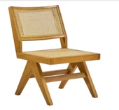 Sandalye 19860 ST Zus124 Hasır MODEL Kayın ayak Rahat Oturum Açık Ceviz El Yapım thumbnail 2