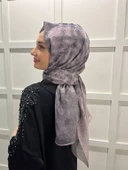 Piramit Kına, Düğün, Özel Günler İçin Abiye Şal 00797  KOYU PUDRA thumbnail 1