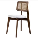 Sandalye 19847 Zus111 Hasır SRT İnovasyon MODEL Kayn Avangart Ayak Ceviz El Yapım thumbnail 1