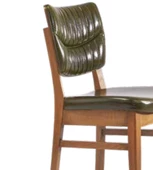 Sandalye 19842 Zus106 MODEL Kayın Parlak Ceviz Parlak Suni Deri Döşeme El Yapım thumbnail 5