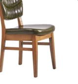 Sandalye 19842 Zus106 MODEL Kayın Parlak Ceviz Parlak Suni Deri Döşeme El Yapım thumbnail 4