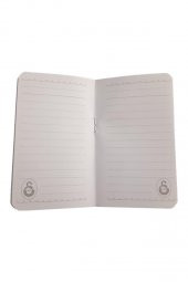 Not Defteri Bloknot Karton Kapak 8x13 cm Çizgili 32 Yaprak 1 Adet Lisanslı Orjinal Aslan Not Defteri - 2