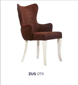 Sandalye 19817 Zus079 Kanat Sırt Model Kayın Aslan Ayak Kiremit Ort Otrm El Yapım thumbnail 6