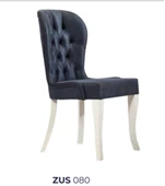 Sandalye 19818 Zus080 Kapitone Sırt Kayın Aslan Ayak Kavrar Mavi Sırtlık El Yapım thumbnail 6