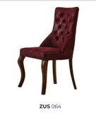 Sandalye 19801 Zus064 Kapitone Model Bordo Ort Sırt Kavrar Kayın Avangart Ayak - 6