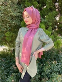 Kroren By Armanda Janjan, Janjanlı Şifon Şal İEKR7301  GÜL KURUSU 2 - 2