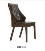 Sandalye 19775 Zus038 Suni Deri Model Kapitone Modern Ceviz Renk Kayın Aslan Ayak thumbnail 8