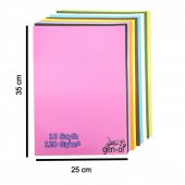Gen-Of Fon Kartonu 25x35 cm 120 Gr 10 Renk Karışık - 4