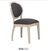 Sandalye 19760 ST Zus023 MADALYON Model Kayın Ayak Örgü Kırçıl Kumaş El yapım thumbnail 1